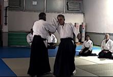 Gyaku hanmi katate dori, shiho nage ura